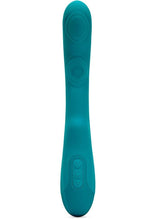 Load image into Gallery viewer, Nu Sensuelle Vivi Rechargeable Silicone Double Tapping Vibe with Clitoral Stimulation
