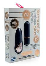 Load image into Gallery viewer, Nu Sensuelle Wireless Bullet Plus with Remote Control Rechargeable Silicone - Blue/Navy Blue
