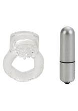 Load image into Gallery viewer, Nubby Lover's Delight Vibrating Cock Ring Cock Ring with Clitoral Stimulation
