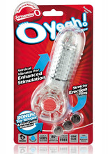 Load image into Gallery viewer, O Yeah Vibrating Cock Ring - Clear
