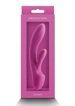 Load image into Gallery viewer, Obsessions Bonnie Rechargeable Silicone Rabbit Vibrator - Magenta/Pink
