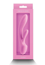 Load image into Gallery viewer, Obsessions Bonnie Rechargeable Silicone Rabbit Vibrator - Pink
