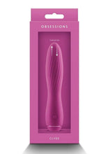 Load image into Gallery viewer, Obsessions Clyde Rechargeable Silcone Vibrator - Magenta/Pink
