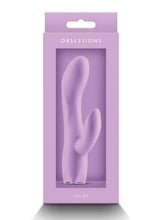 Load image into Gallery viewer, Obsessions Juliet Rechargeable Silicone Rabbit Vibrator - Lavender/Purple
