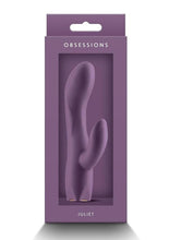 Load image into Gallery viewer, Obsessions Juliet Rechargeable Silicone Rabbit Vibrator - Purple
