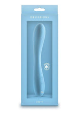 Load image into Gallery viewer, Obsessions Rhett Rechargeable Silicone Vibrator - Blue
