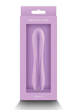 Load image into Gallery viewer, Obsessions Romeo Rechargeable Silicone Vibrator - Lavender/Purple
