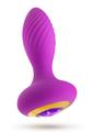 Load image into Gallery viewer, Oh My Gem Charm Rechargeable Silicone Anal Plug - Amethyst
