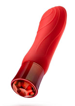 Load image into Gallery viewer, Oh My Gem Desire Rechargeable Silicone G-Spot Vibrator - Ruby - Red
