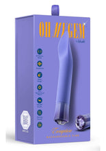 Load image into Gallery viewer, Oh My Gem Enrapture Rechargeable Silicone G-Spot Vibrator - Tanzanite - Blue
