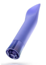Load image into Gallery viewer, Oh My Gem Enrapture Rechargeable Silicone G-Spot Vibrator - Tanzanite - Blue
