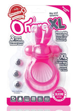 Load image into Gallery viewer, Ohare XL Vibrating Double Cock Ring - Pink

