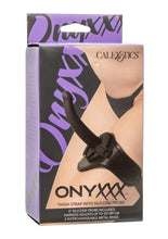 Load image into Gallery viewer, Onyxxx Thigh Strap with Silicone Probe - Black
