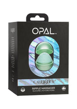 Load image into Gallery viewer, Opal Ripple Silicone Rechargeable Massager - Green
