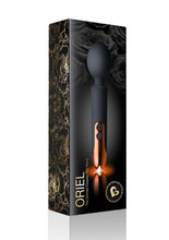 Load image into Gallery viewer, Oriel Rechargeable Silicone Wand Massager - Black
