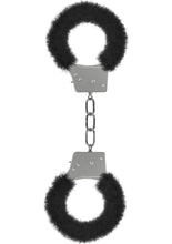 Load image into Gallery viewer, Ouch! Beginner's Furry Handcuffs - Black
