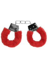 Load image into Gallery viewer, Ouch! Beginner's Handcuffs Furry - Red
