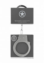 Load image into Gallery viewer, Ouch! Beginners Handcuffs - Metal/Silver

