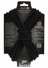 Load image into Gallery viewer, Ouch Bondage Rope 10 Meter Nylon - Black
