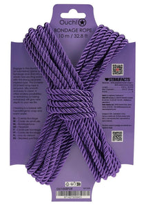 Ouch! Bondage Rope 10 Meter Nylon - Purple