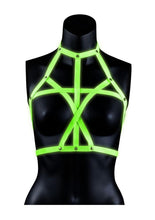 Load image into Gallery viewer, Ouch! Bra Harness - Glow In The Dark/Green - Large/XLarge
