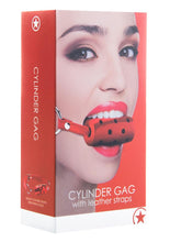 Load image into Gallery viewer, Ouch! Cylinder Gag - Red

