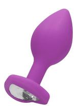 Load image into Gallery viewer, Ouch! Diamond Heart Butt Plug - Regular - Purple
