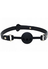 Load image into Gallery viewer, Ouch! Florence Collection Silicone Ball Gag - Black
