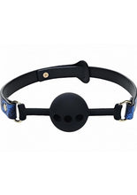 Load image into Gallery viewer, Ouch! Florence Collection Silicone Ball Gag - Blue
