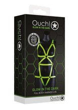 Load image into Gallery viewer, Ouch! Full Body Harness - Glow In The Dark/Green - Large/XLarge
