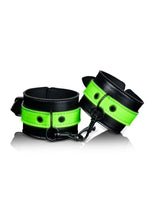 Load image into Gallery viewer, Ouch! Hardcuffs - Black/Glow In The Dark/Green
