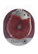 Load image into Gallery viewer, Ouch! Heavy-Duty Fluffy Handcuffs - Burgundy

