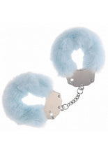 Load image into Gallery viewer, Ouch! Heavy-Duty Fluffy Handcuffs - Blue/Powder Blue
