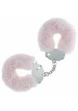 Load image into Gallery viewer, Ouch! Heavy-Duty Fluffy Handcuffs - Powder - Pink
