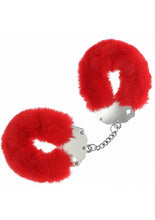 Load image into Gallery viewer, Ouch! Heavy-Duty Fluffy Handcuffs - Red
