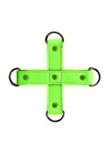 Load image into Gallery viewer, Ouch! Hogtie - Black/Glow In The Dark/Green
