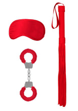 Load image into Gallery viewer, Ouch! Kits Introductory Bondage Kit #1 - Red - 3 Piece Kit
