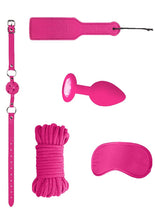 Load image into Gallery viewer, Ouch! Kits Introductory Bondage Kit #5 - Pink/Purple - 4 Piece Kit

