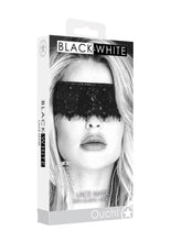 Load image into Gallery viewer, Ouch! Lace Mask with Elastic Straps - Black
