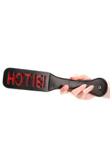 Load image into Gallery viewer, Ouch! Leather Paddle Bitch - Black
