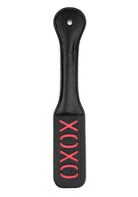 Load image into Gallery viewer, Ouch! Leather Paddle Xoxo - Black
