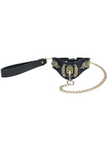 Load image into Gallery viewer, Ouch! London Collection Collar with Leash - Black

