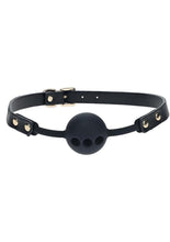 Load image into Gallery viewer, Ouch! London Collection Silicone Ball Gag - Black
