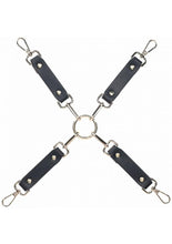 Load image into Gallery viewer, Ouch! Milan Collection Hogtie Connectors - Black/Red
