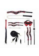 Load image into Gallery viewer, Ouch! Milan Collection Kit - Black/Red - Bag
