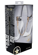 Load image into Gallery viewer, Ouch! Ny Collection Leg Cuffs - Black
