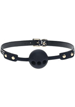 Load image into Gallery viewer, Ouch! Ny Collection Silicone Ball Gag - Black
