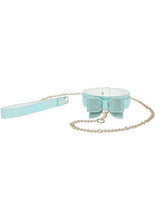 Load image into Gallery viewer, Ouch! Paris Collection Collar with Leash - Blue
