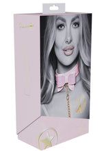Load image into Gallery viewer, Ouch! Paris Collection Collar with Leash - Pink
