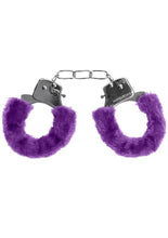 Load image into Gallery viewer, Ouch! Pleasure Handcuffs Furry - Purple
